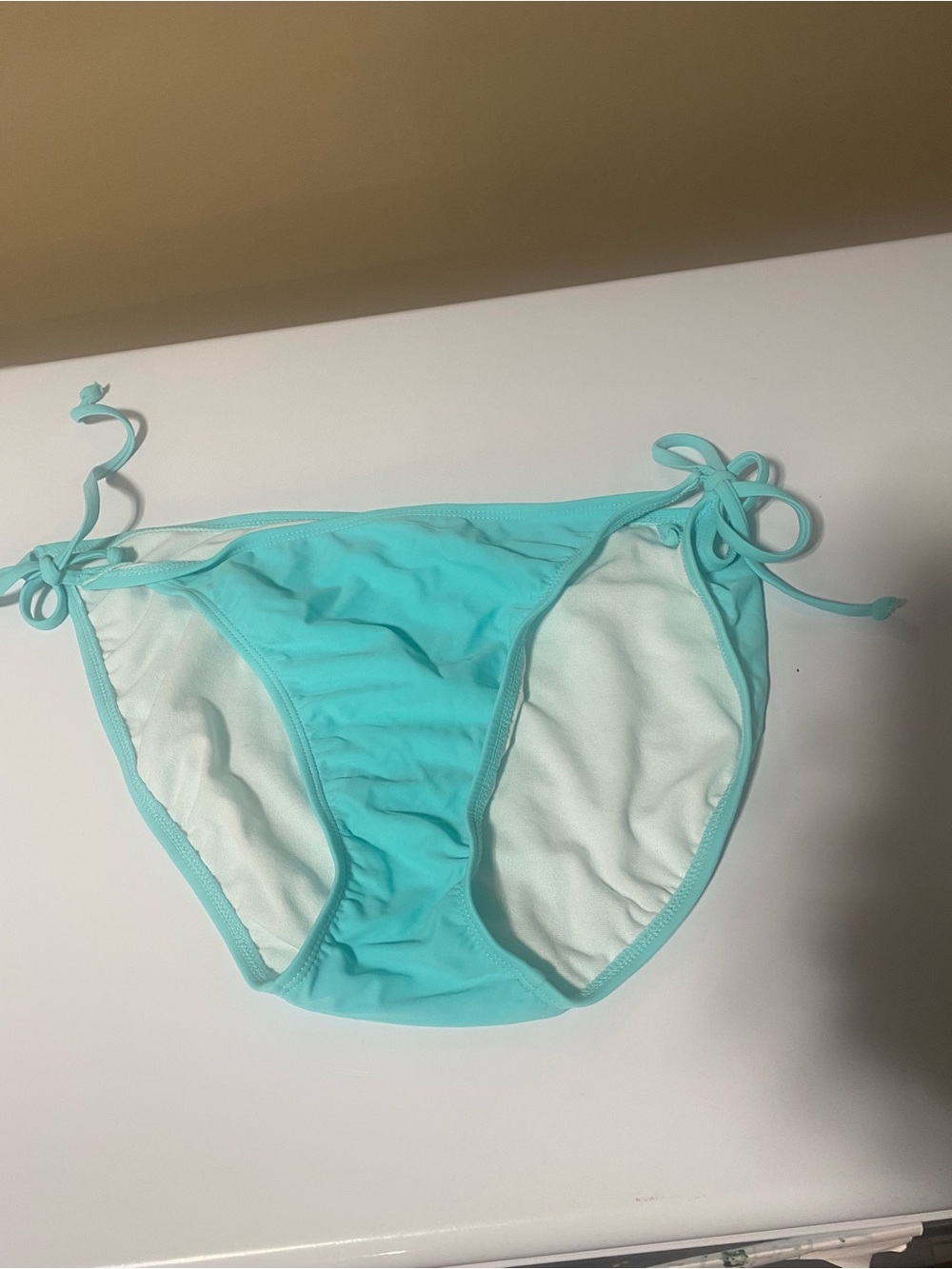 Women’s aqua coloured bikini bottoms